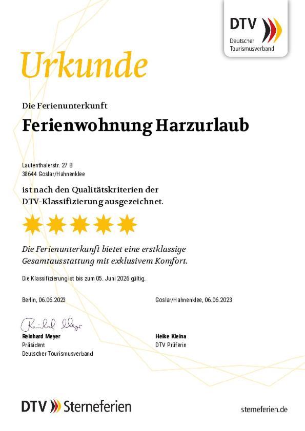Ferienwohnung Harzurlaub Goslar Buitenkant foto